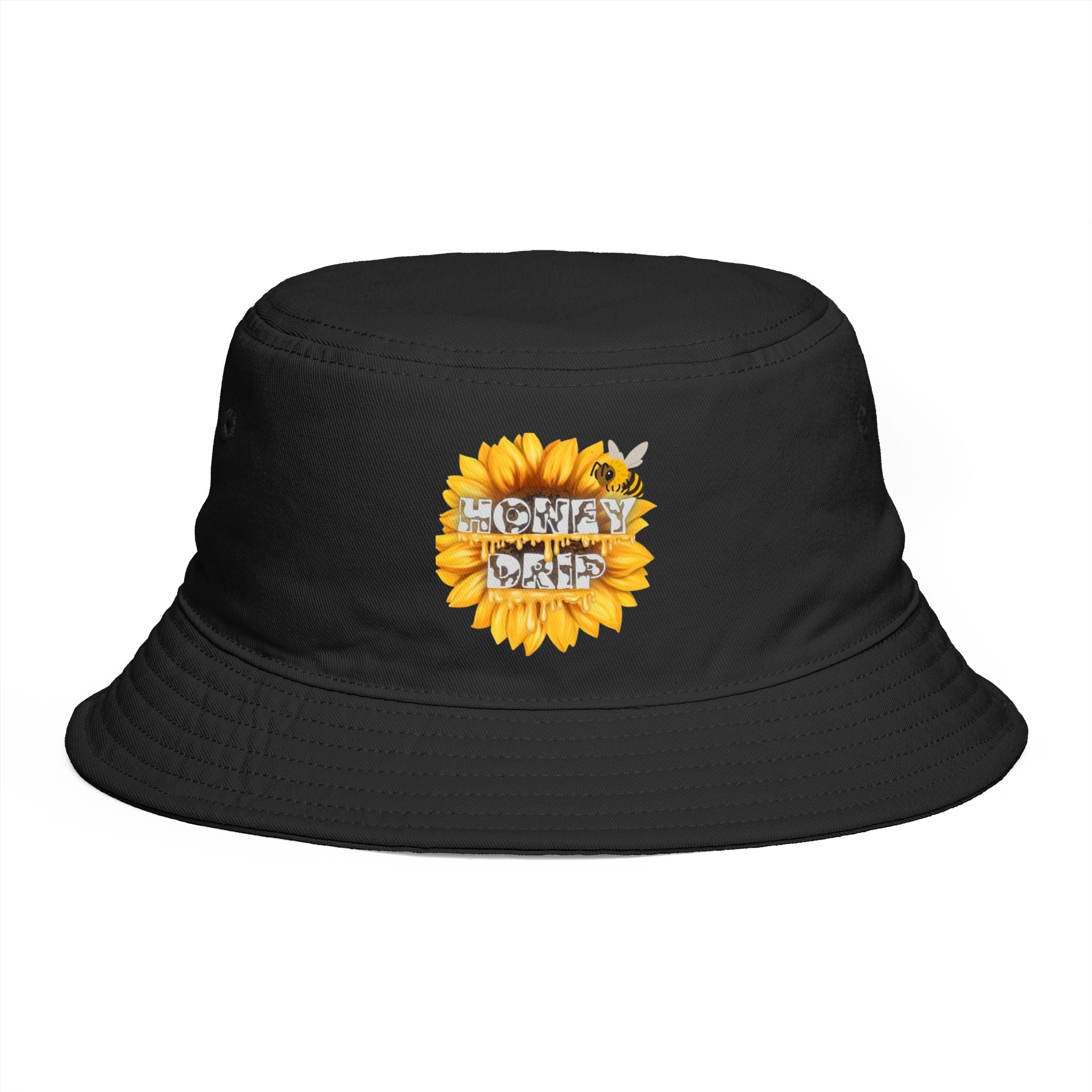 Sunflower HoneyDrip Bucket Hat