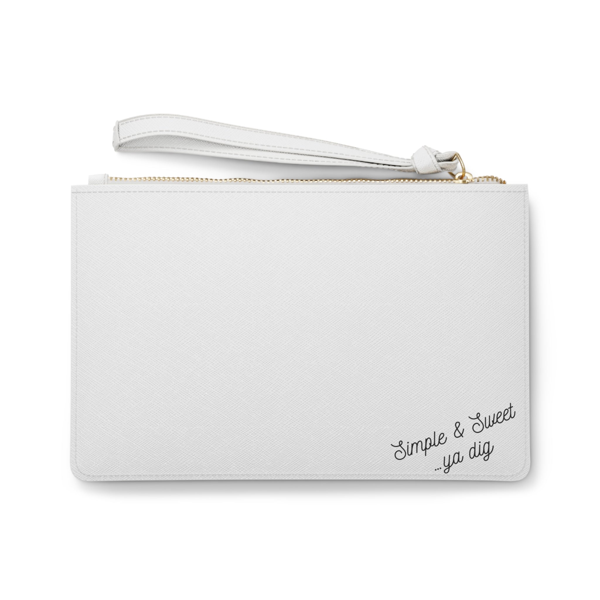 HoneyDrip Clutch Bag – Sunflower & Dripping Honey Design ("Honeybee")