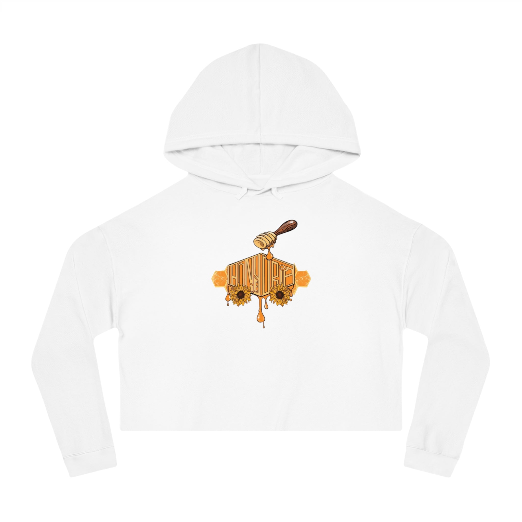 HoneyDrip Women’s Cropped Hooded Sweatshirt