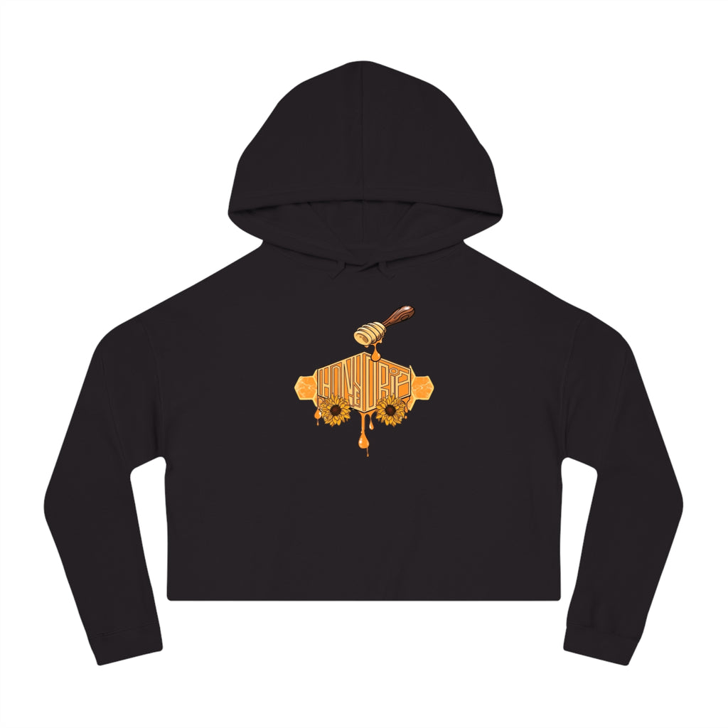 Honey Drip Crop Hoodie —  Graphic Cropped Hooded Sweatshirt