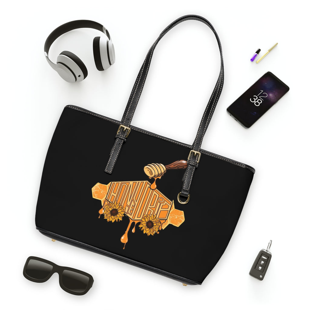 HoneyDrip Leather Shoulder Bag