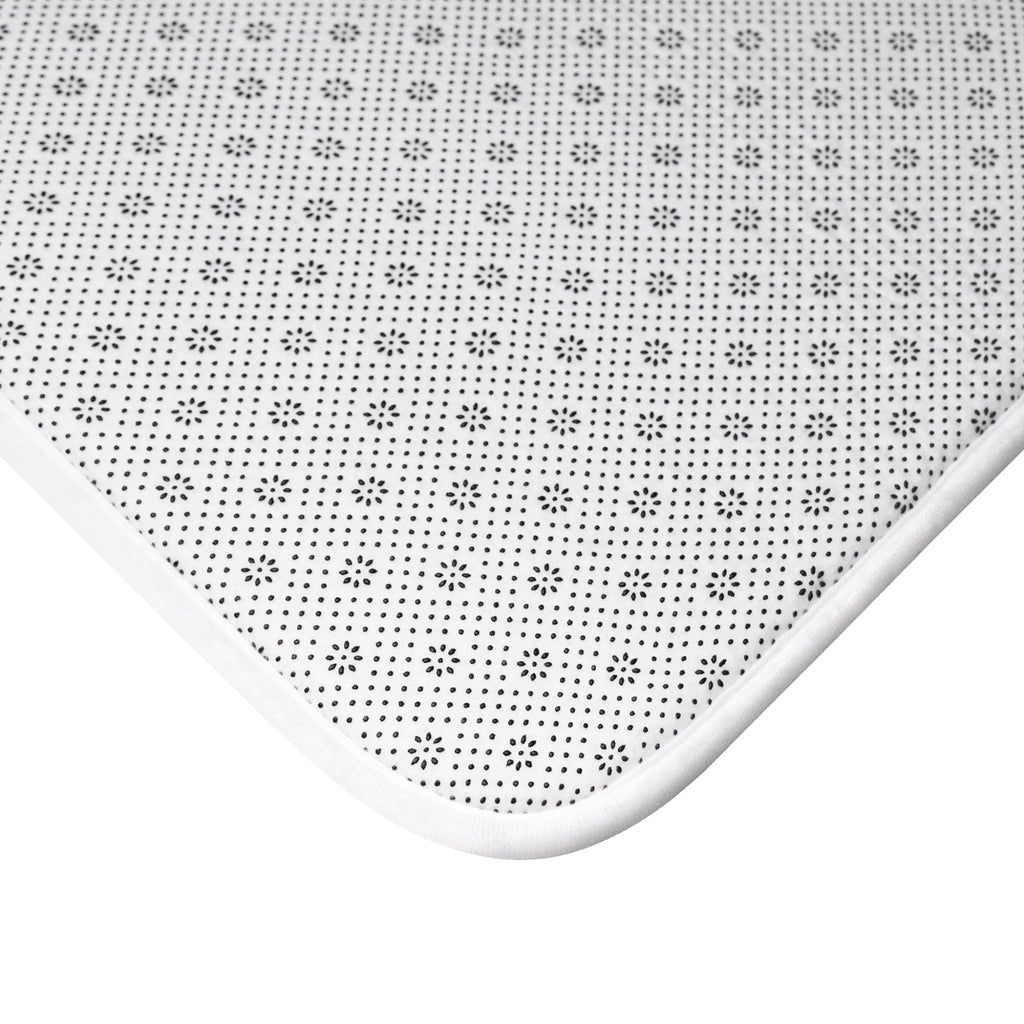 Honey Drip Sunflower Bath Mat – Bee & Floral Bathroom Rug