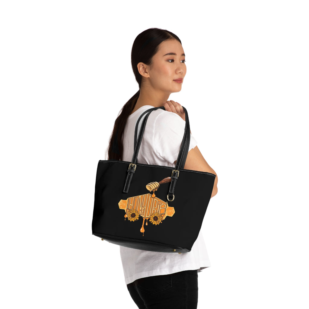 HoneyDrip Leather Shoulder Bag