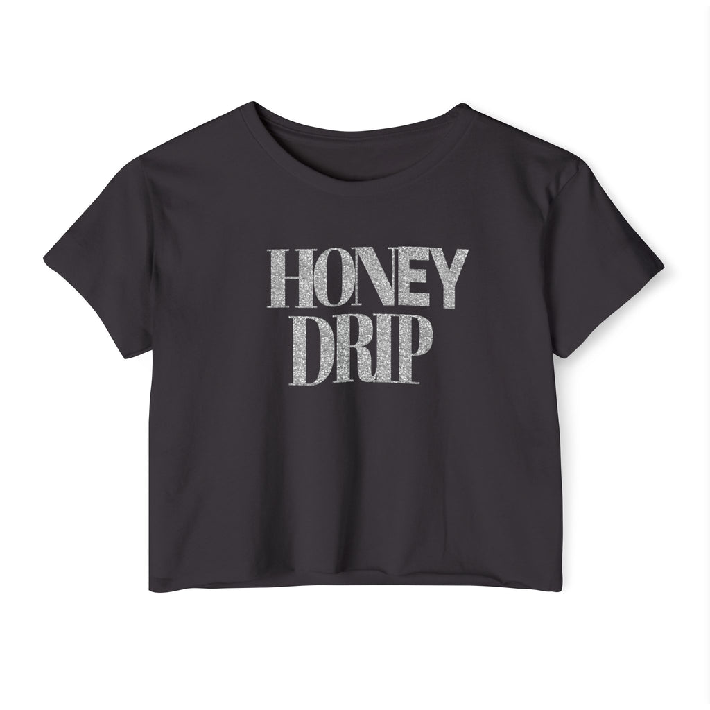 Honey Drip Crop Top — Women's Festival Graphic Tee