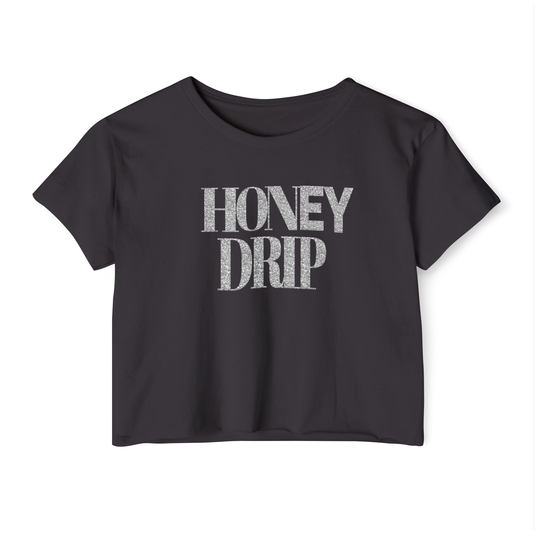 Honey Drip Crop Top — Women's Festival Graphic Tee