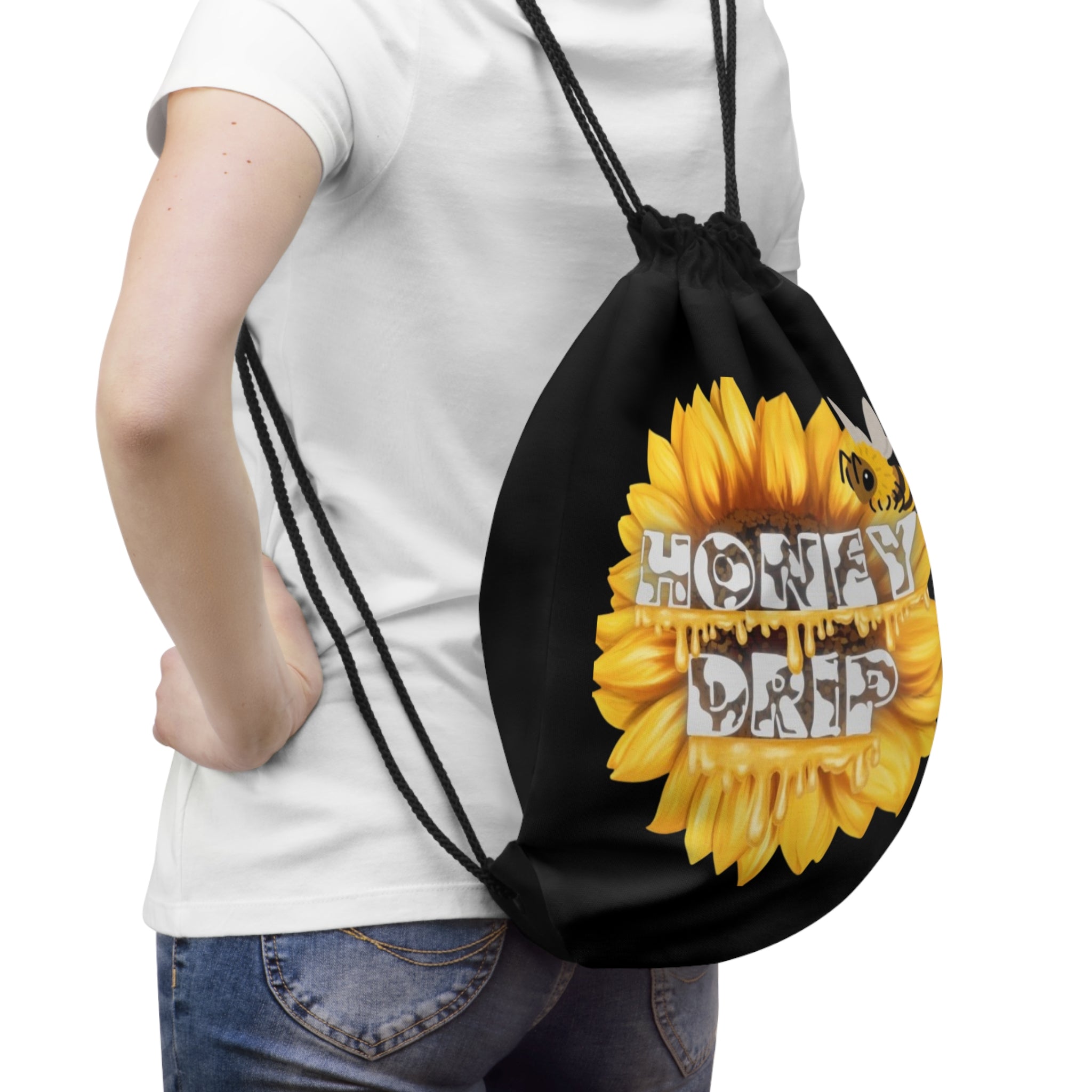 HoneyDrip Drawstring Bag